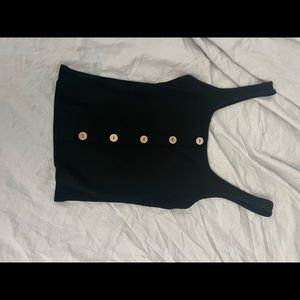 Black tank top